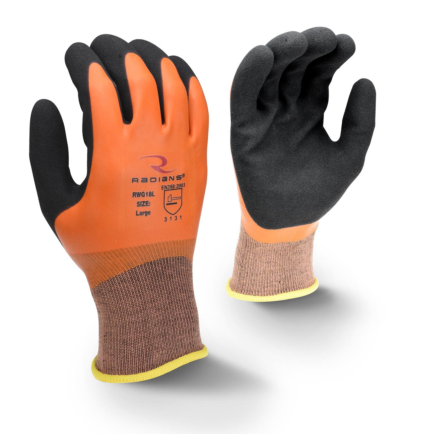 RADIANS RWG18 LATEX COATED WORK GLOVE - Lysol Disinfectant Spray